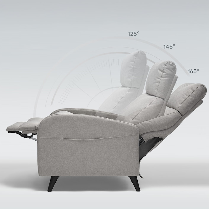 White recliner discount